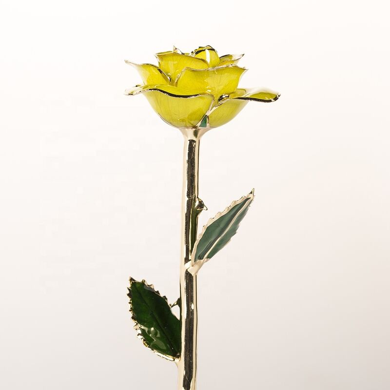 quality 24k Gold Plated Rose  Handmade Preserved Rose Gold Rose Gift 2024 Upgraded Mother's Day Gift Factory Directly Supply factory