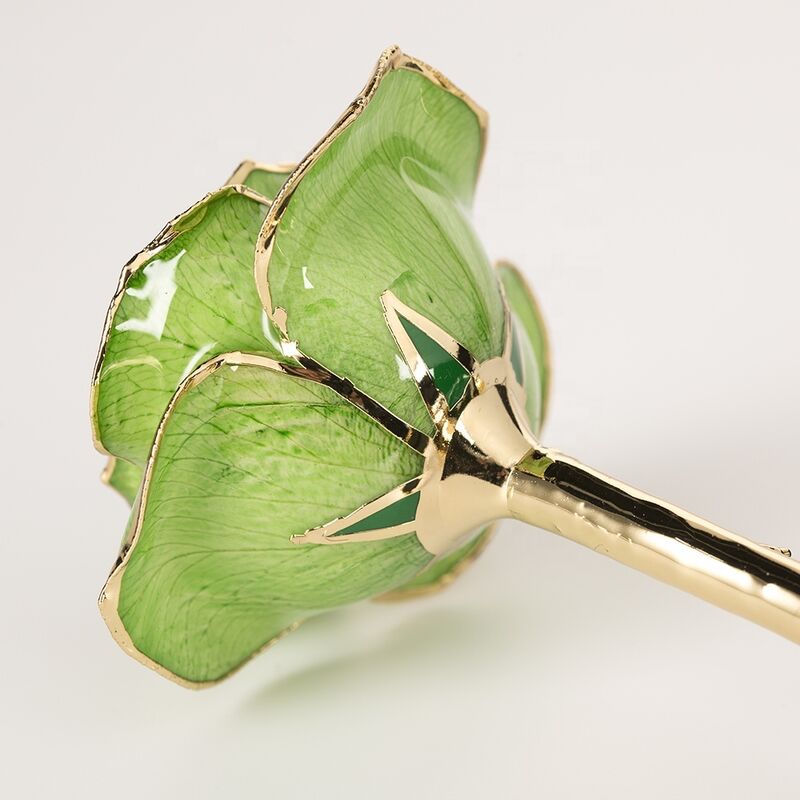 quality 24k Gold Plated Rose  Handmade  Eternal Rose for Christmas Day Wedding Decoration Wholesale Preserved Roses Factory factory