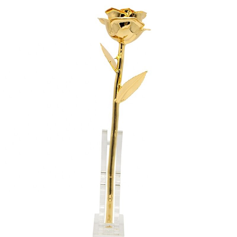quality Valentine Gifts  24k  Gold Dipped  Rose with Gift Box and Artificial  Gift Flower Holiday Decoration factory