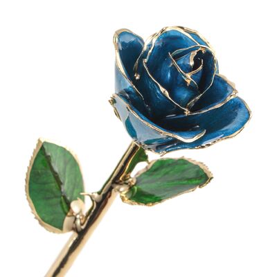 quality Rosa Preservada Baada En Oro De 24 k Al Por Mayor factory